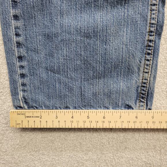 Levi’s 559 Men’s Distressed Relaxed Straight Fit Jeans Blue Washed Denim 34x34 - Picture 7 of 13